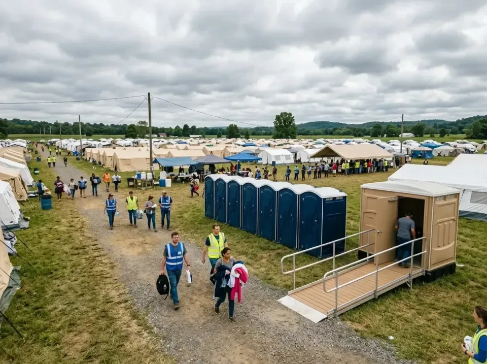 disaster-relief-camp-restrooms-010 — frequently asked questions, Dumpster & Portable Bathrooms Rental in Clifton Heights, PA